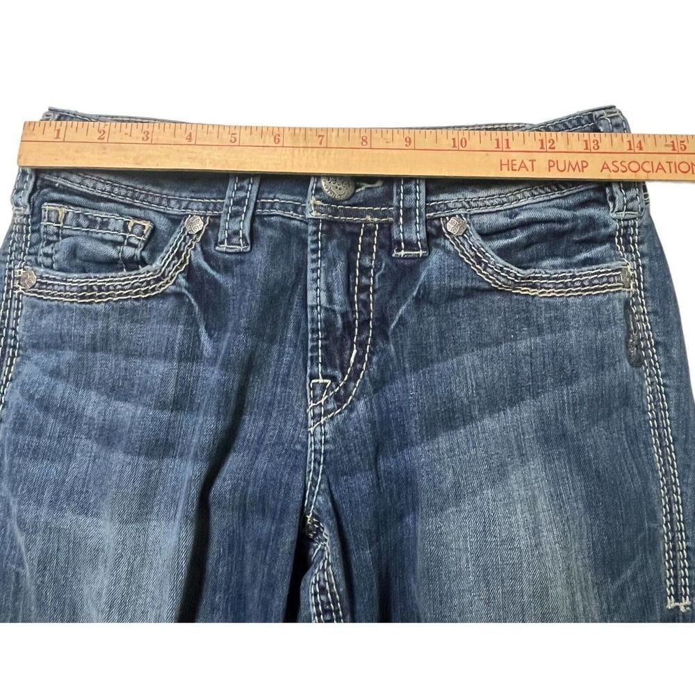 Silver Suki Surplus Women's Jeans Sz W27/L34 Back Flap Pockets Thick‎ Thr… - Picture 11 of 12